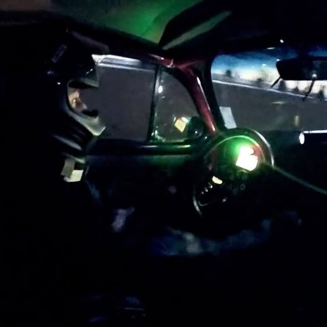 Visão a bordo de um piloto da Equipe NB durante uma prova